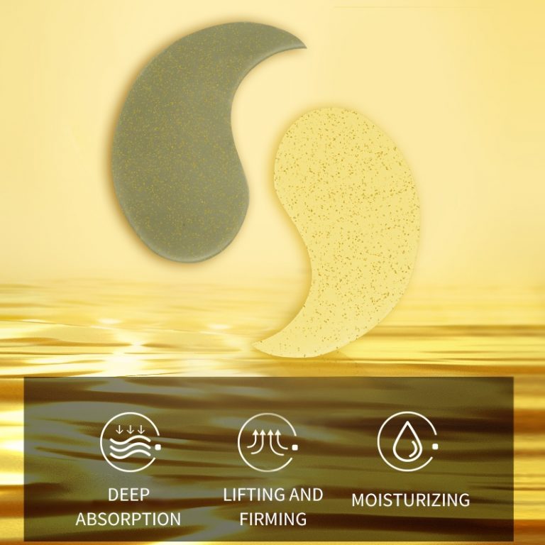 Black pearl & gold revitalizing & firming hydrogel eye mask DRL-1735 (3)