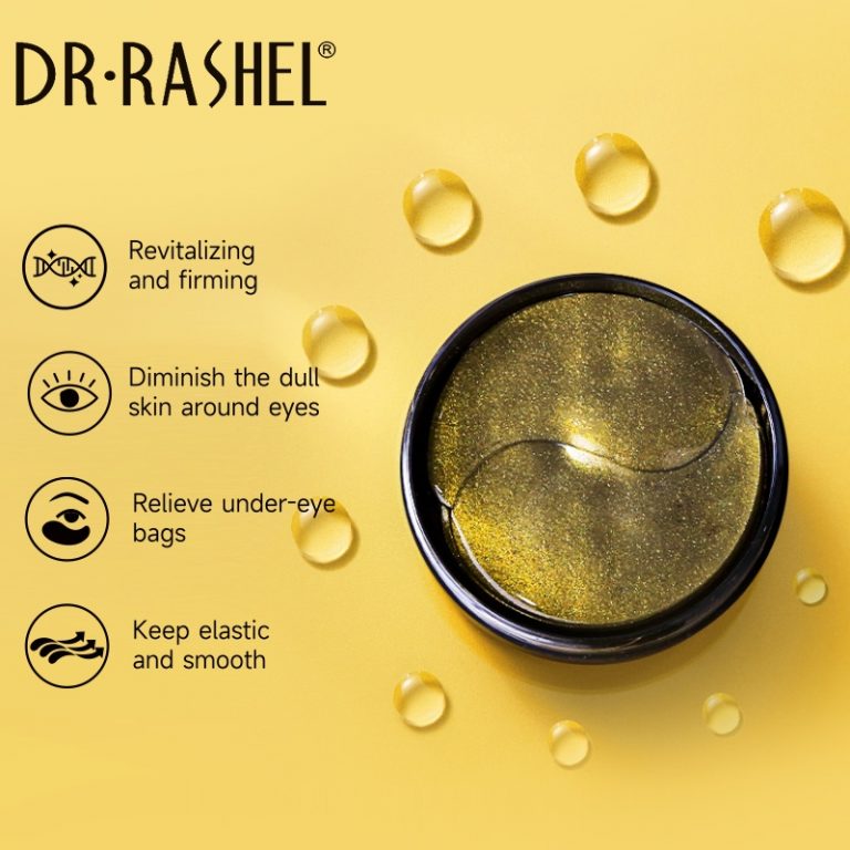 Black pearl & gold revitalizing & firming hydrogel eye mask DRL-1735 (5)
