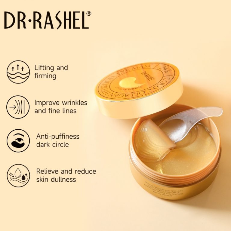 Black pearl & gold revitalizing & firming hydrogel eye mask DRL-1735 (6)