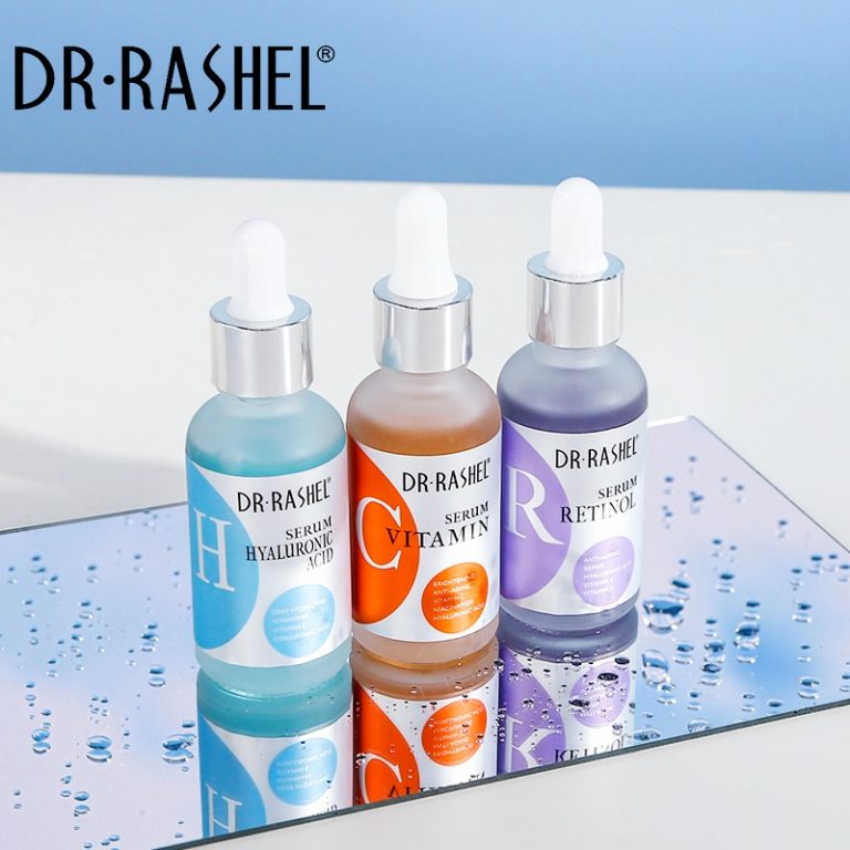 Complete facial serum set Vitamin C Serum, Hyaluronic Acid Serum, Retinol serum 3 pack DRL-1616 (4)