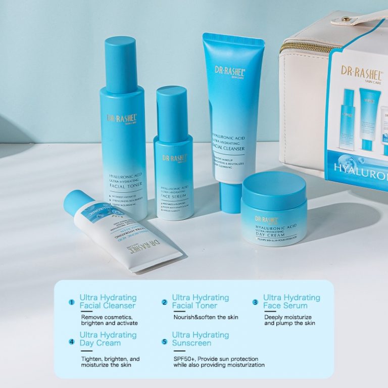 Hyaluronic acid ultra hydrating skin care set DRL-1965 (4)