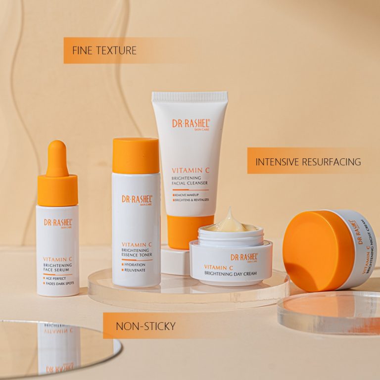 Vitamin C brightening skin care travel set DRL-1951 (2)