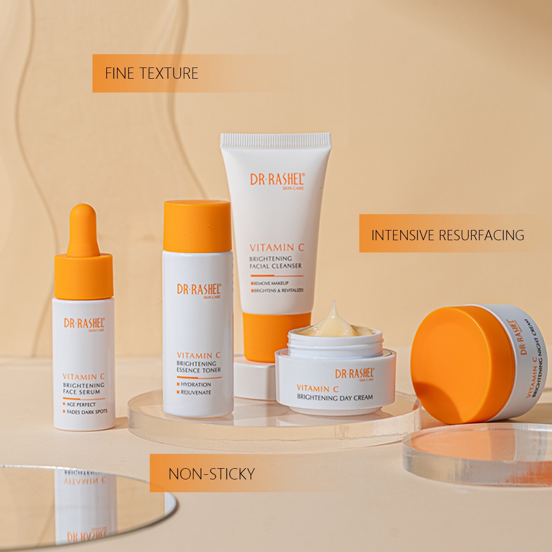 Vitamin C brightening skin care travel set DRL-1951 (2)