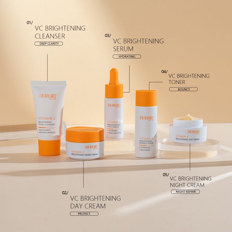 Vitamin C brightening skin care travel set DRL-1951 (5)