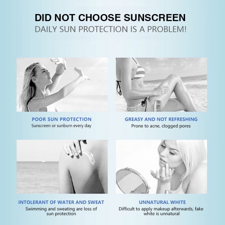 Whitening & moisturizing sun cream SPF 75 DRL-1465 (9)