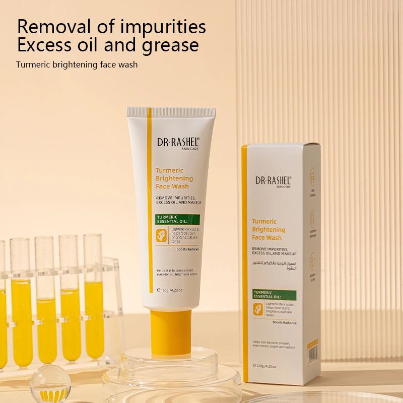 DRL-1910 Turmeric brightening face wash-main (1)