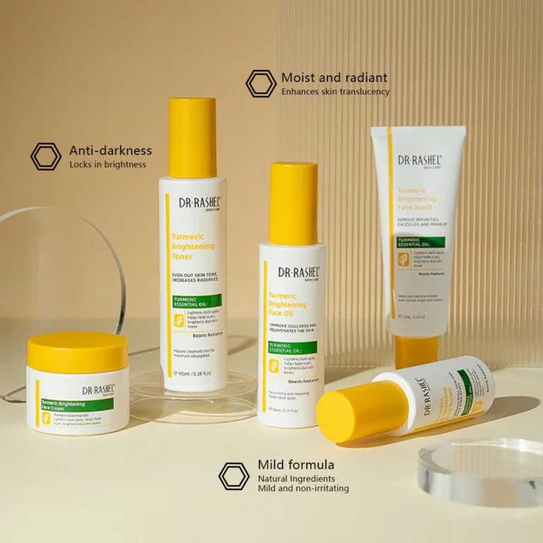 DRL-1917 Turmeric glow brightening skin care set main (4)