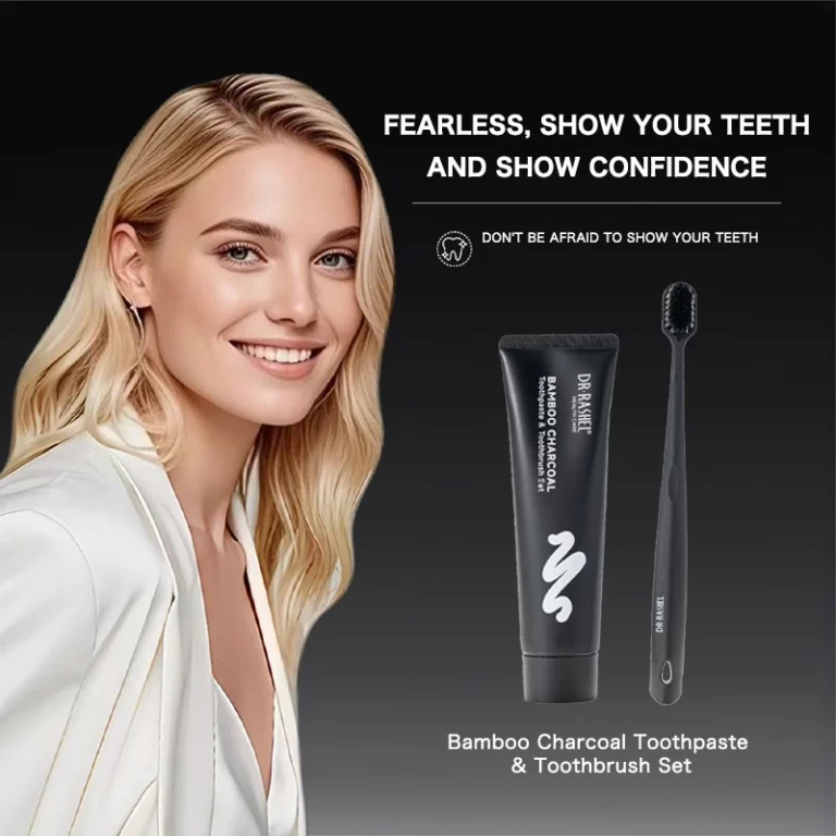 DRL2005-معجون الأسنان الفحم الخيزران & فرشاة الأسنان مجموعة الرئيسية (5)