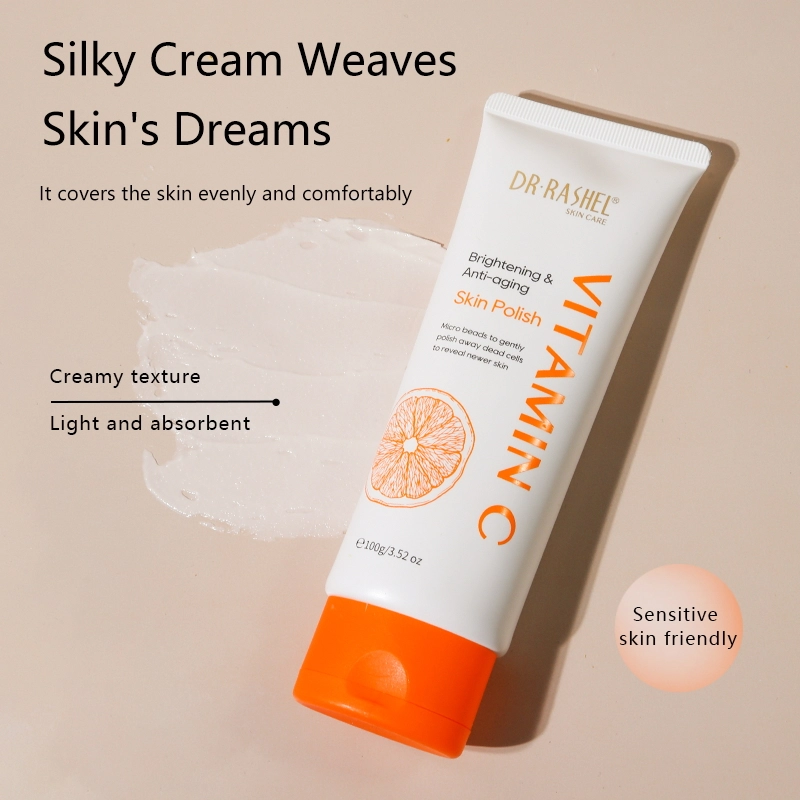 Vitamin c brightening & anti-aging facial skin polish | DR.RASHEL