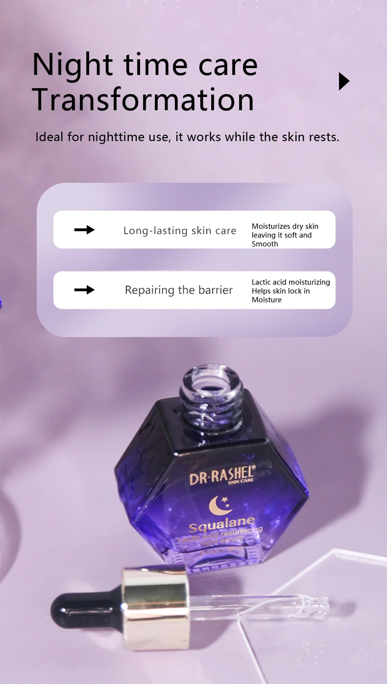 DRL-1867-Squalane & Lactic acid resurfacing night serum-Details--05