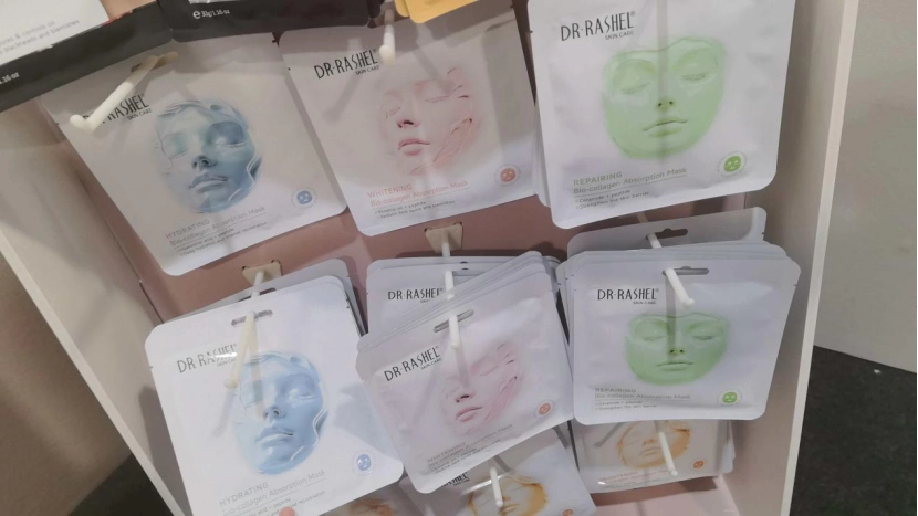 DR.RASHEL Bio-collagen and sheet mask series presented at the exhibition