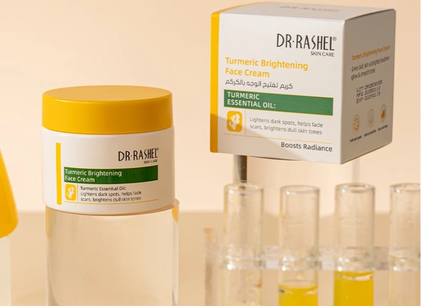 Turmeric brightening face cream