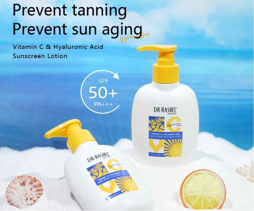 Vitamin c moisturizinng sunscreen loiton Spf50