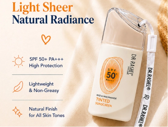 Protector solar con color Dr. Rashel con FPS 50