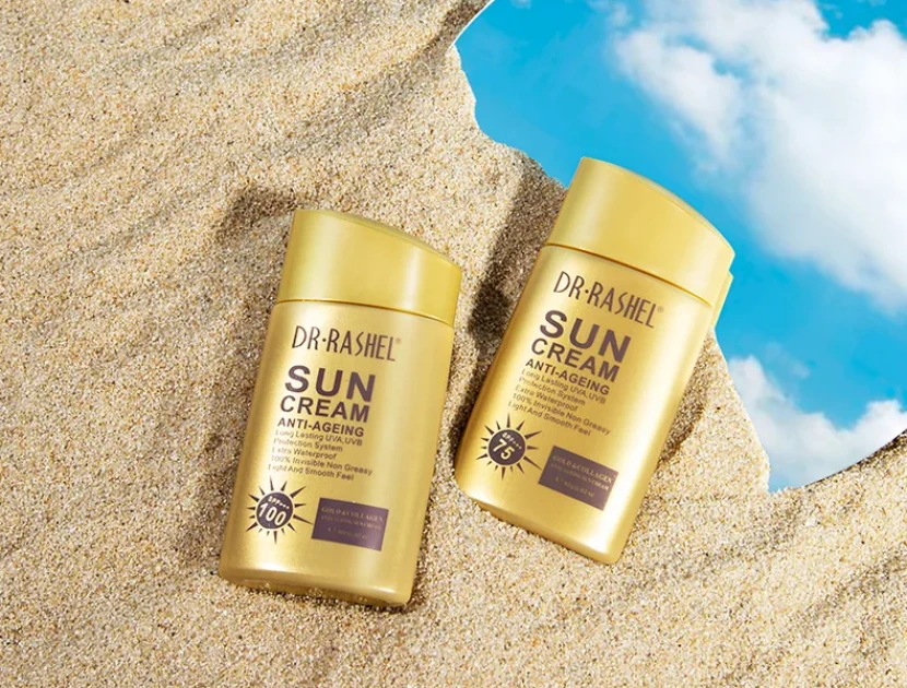 Gold collagen Anti-ageing Sun cream SPF 75-1310